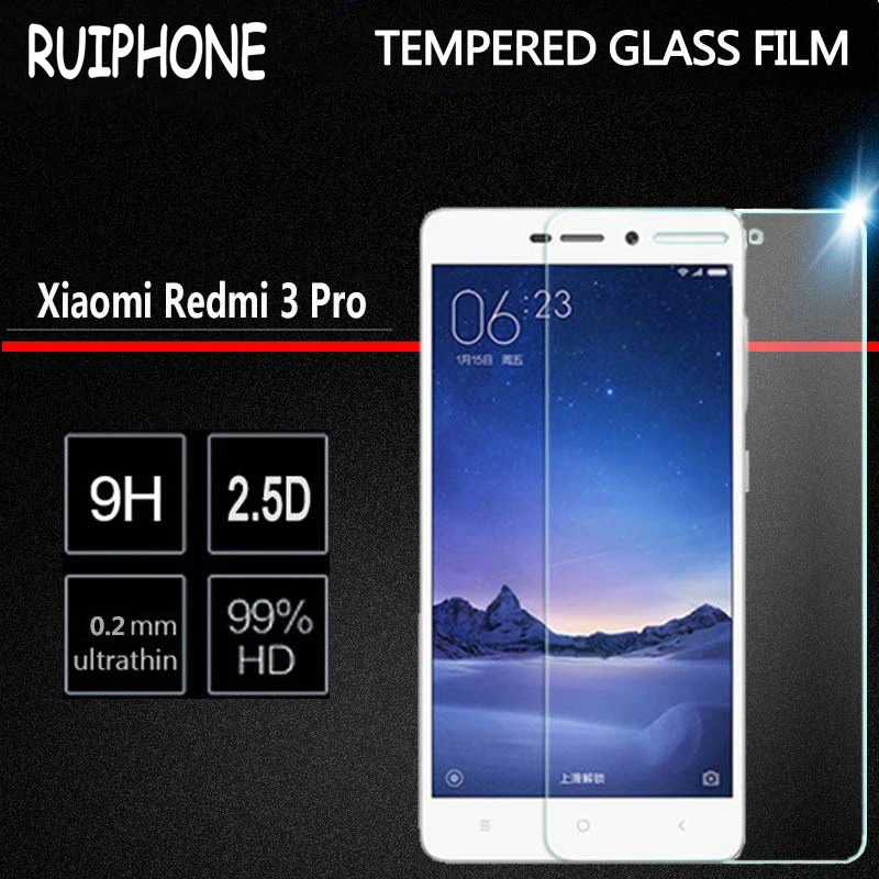 

for Xiaomi Redmi 3S Tempered Glass Redmi 3 Pro Screen Protector Explosion Film for Xiaomi Redmi 3s 3 s 3x 4A Glass 5.0inch