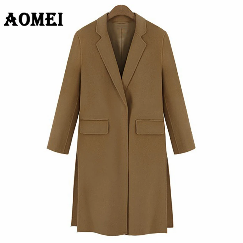 Женское пальто 2020 зимнее теплое элегантное Трендовое средней длины женская