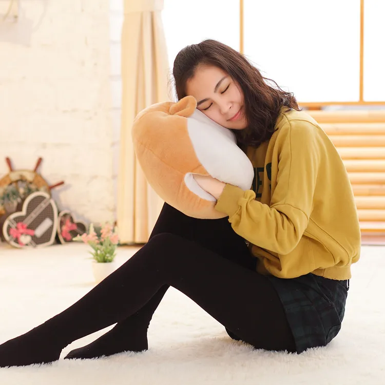 Free Shipping 1 PCS Cute Corgi Ass Pillow And Cushion For Office Chair Back Sofa Throw Gift MXL004 | Дом и сад