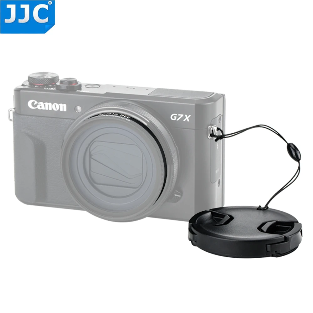 Adaptador de Lente Tampa de Lente com Kit de Keeper para Canon Powershot Mark ii Jjc 49mm G5x G7x