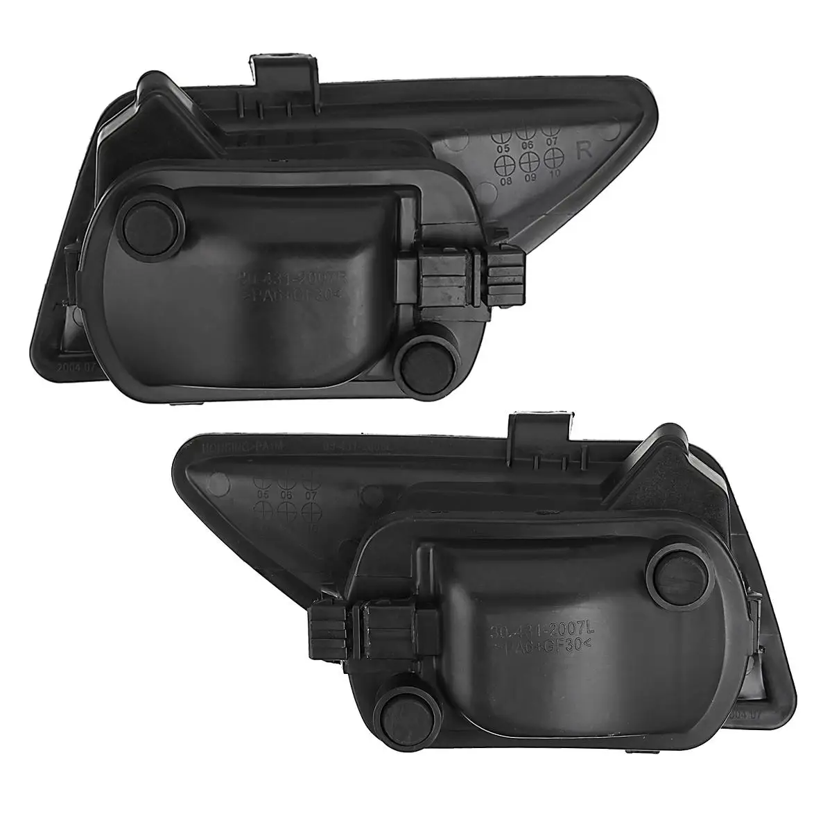 12V 55W Left/Right Front Clear Bumper Fog Light Lamp with bulbs for Ford for Fiesta MK5 1999 2000 2001 2002 304312007L 304312007