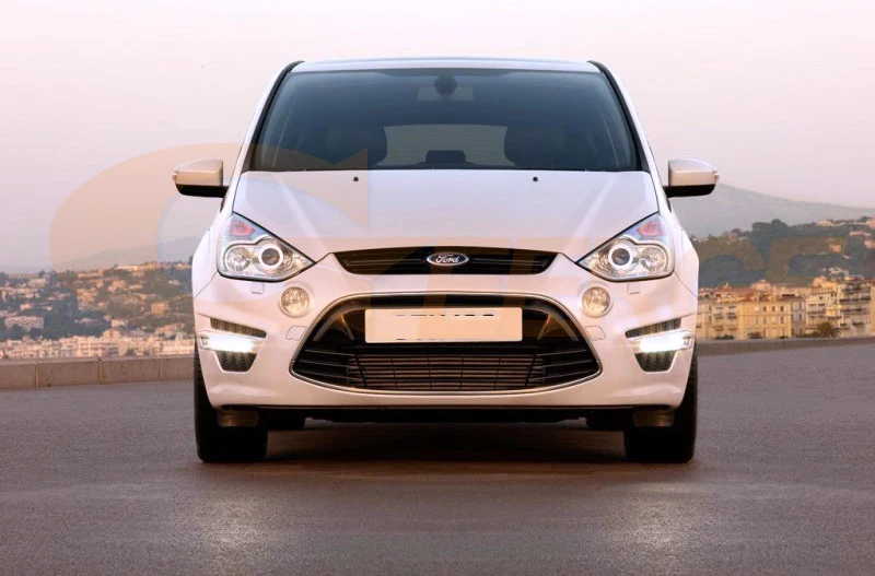 Для Ford S-Max 2006- ксеноновая фара отличные глаза ангела Ультра яркое освещение COB led angel eyes kit halo Кольцо