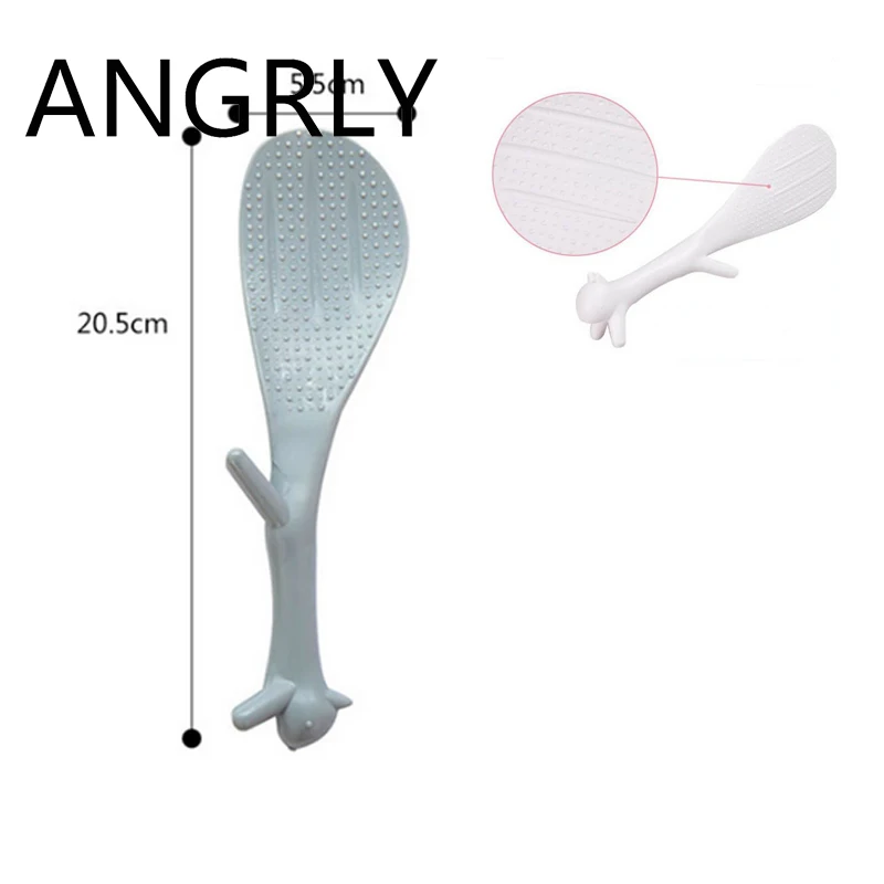 ANGRLY прибытие антипригарные рисовые Мультяшные кухонные ложки милая белка ложка