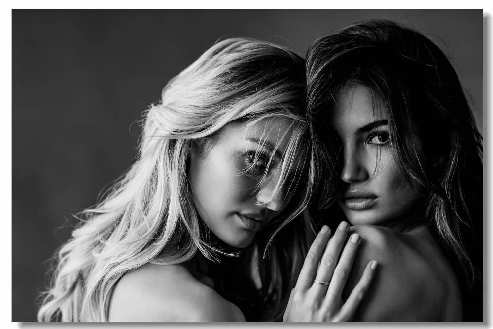На заказ холст настенная роспись Лилия альдридж ВИНТАЖНЫЙ ПЛАКАТ Candice Swanepoel обои