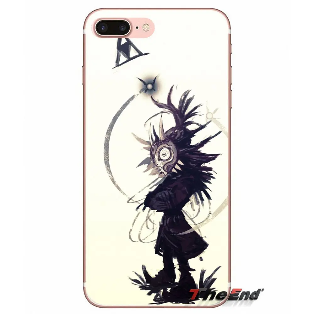 Для Apple iPhone X 4 4S 5 5S SE 5C 6 6S 7 8 Plus 6Plus 7plus 8plus Fundas Coque Legend of zeldas Majora's Mask силиконовый