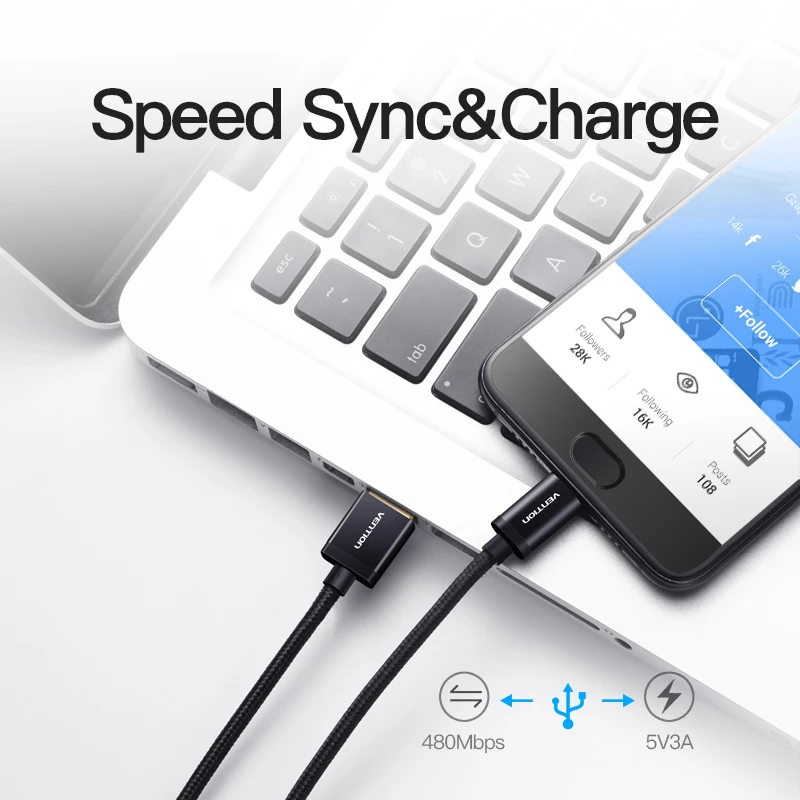 Кабель Vention usb type-C кабель передачи данных для быстрой зарядки для samsung Galaxy S9 S8 Xiaomi huawei one plus 5t 6 USB C зарядный кабель