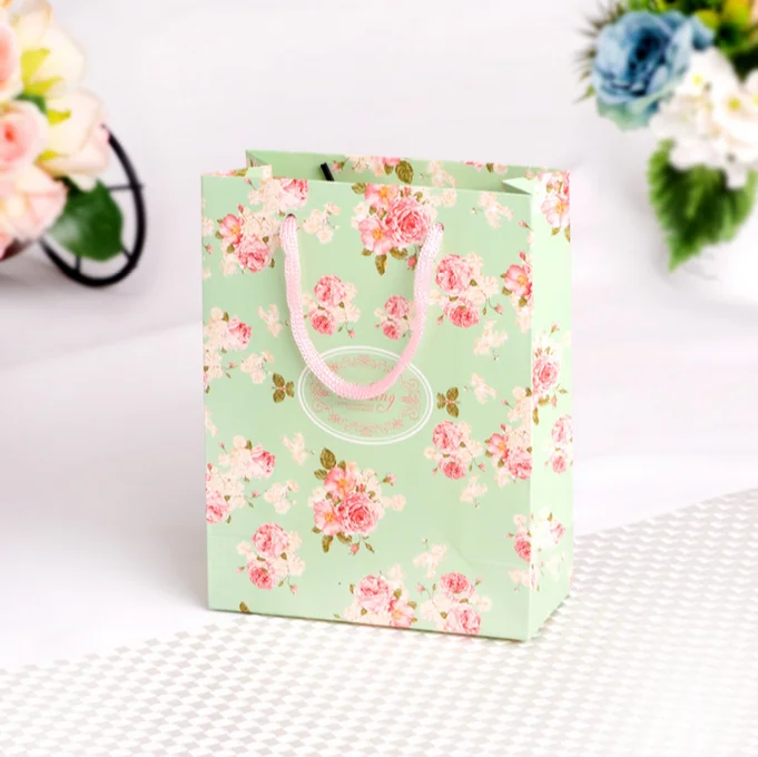 10 шт. подарочные пакеты с цветочным принтом|bag f|bag forbags handbags |