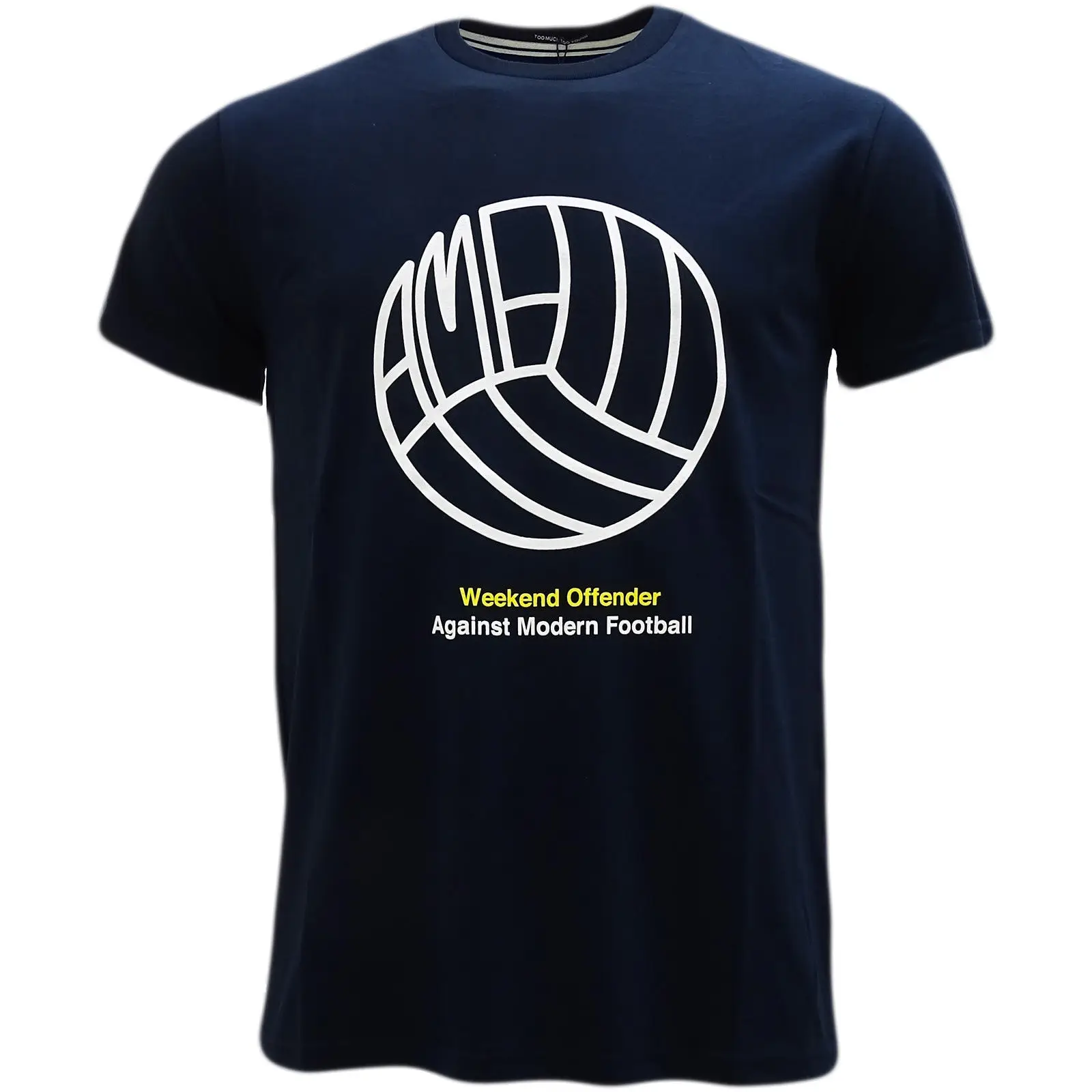 Мужская футболка с логотипом Weekend Offender Football Wotsb001 крутая Повседневная унисекс