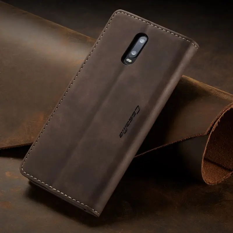 Чехол s для OnePlus 7 Pro, чехол, роскошный Магнитный Флип, высокое качество, винтажный кошелек, кожаный чехол для телефона One Plus 7 7pro Coque