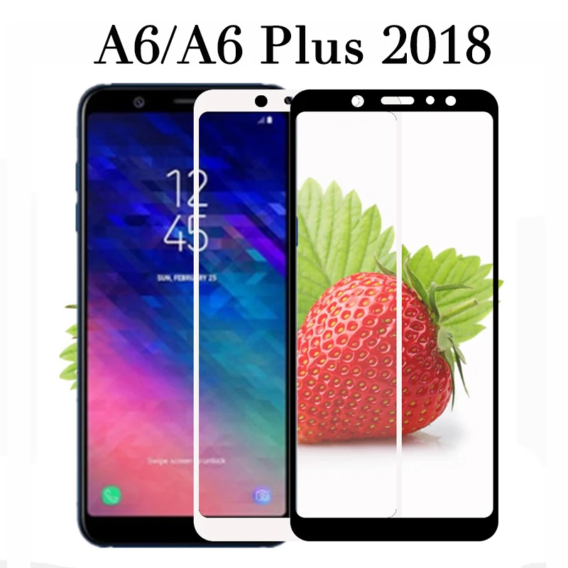 Защитное стекло для samsung a6 plus закаленное защиты экрана 2018|Защитные стёкла и