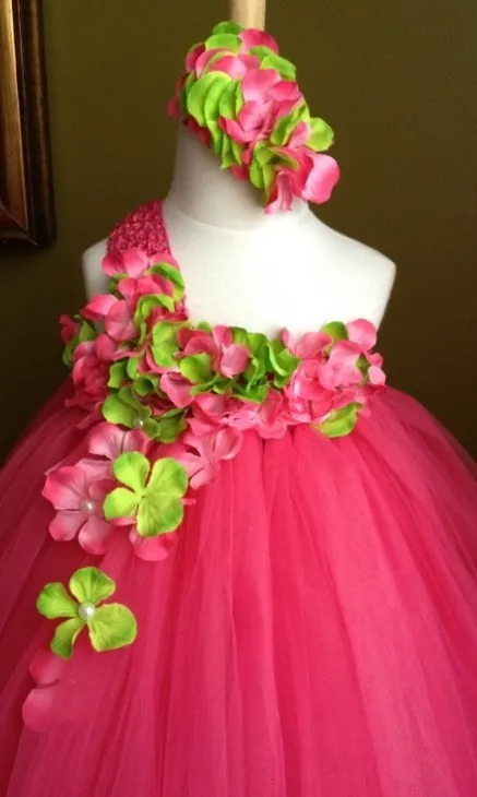 Платье-пачка для девочек с цветами радужной расцветки винтажное пышное платье из