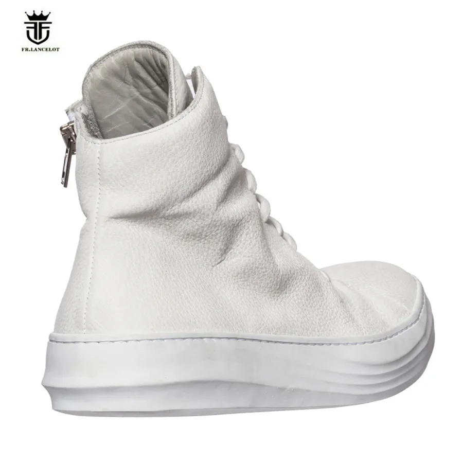 Мужские Винтажные ботинки ручной работы красные из натуральной воловьей кожи на