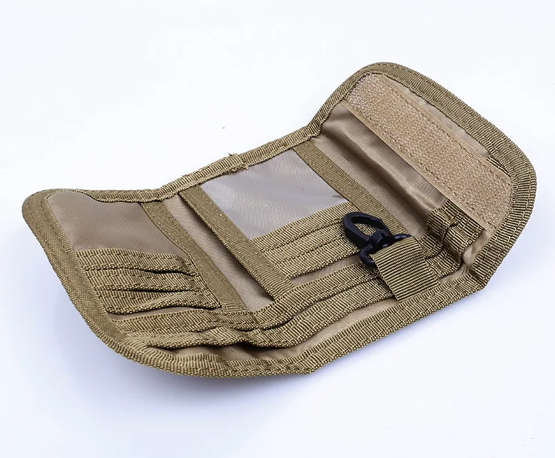 CORDURA Waterproof Nylon Pouch EDC Tactical Wallet Travel Card Wallets Outdoor Sport Money Keychain | Спорт и развлечения