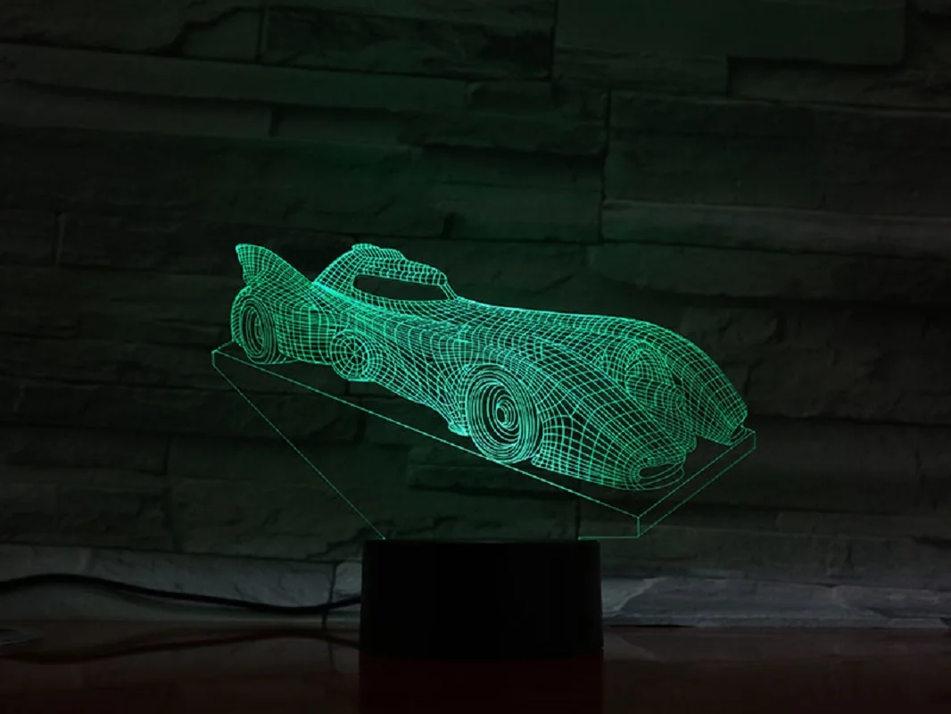 Супер гоночные автомобили скоростные чемпионы гоночный суперкар 3D лампа