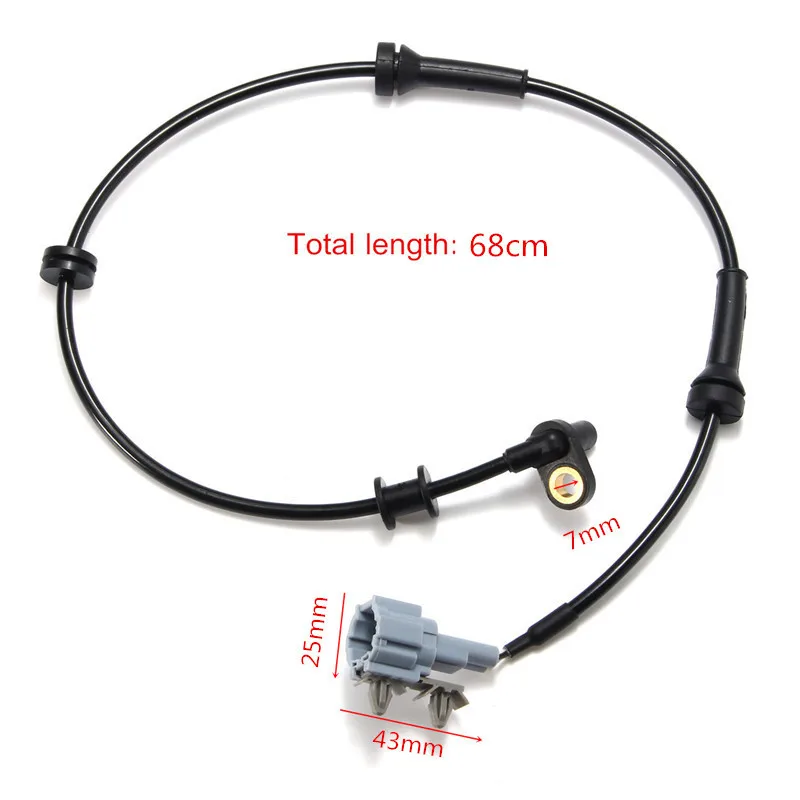 Датчик ABS для Nissan Navara D40 Pathfinder R51 2005 г. В. Передний левый/правый запасные части