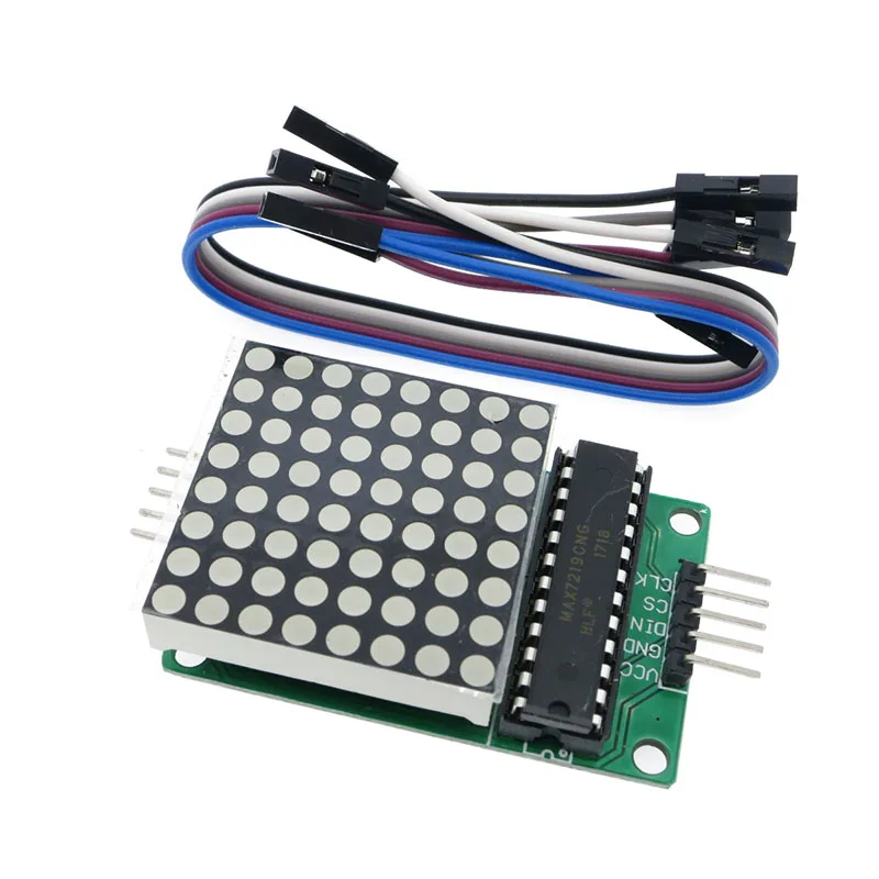 MAX7219 Dot модуль светодиодной матрицы 8*8 MCU светодиодный дисплей управления для Arduino