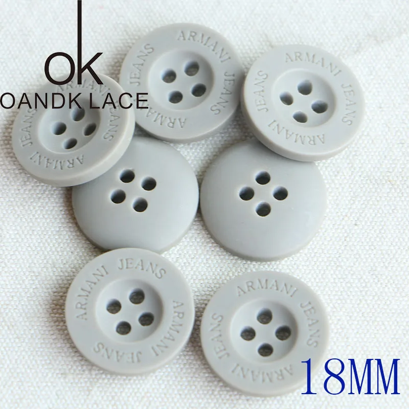 10-18MM 20PCS buttons round matte resin double-sided button coat windbreaker | Дом и сад