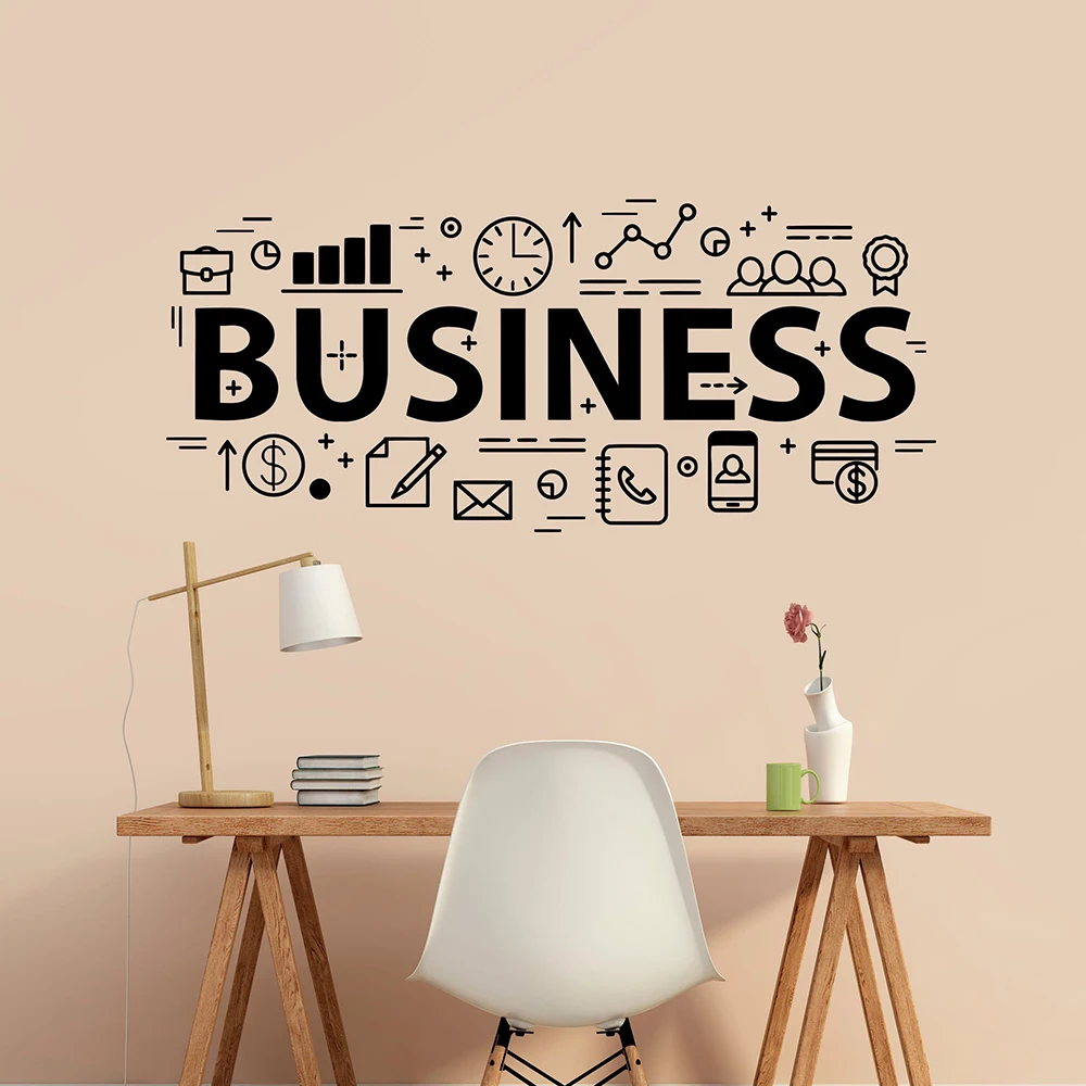 Деловая Настенная Наклейка для дома и офиса, декор интерьера, мотивация, виниловая художественная наклейка, обои, съемные наклейки для работы в команде, современные D767