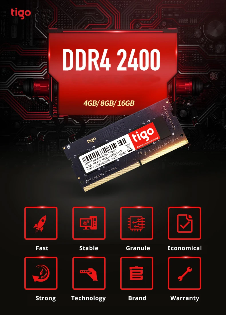 DDR4 4 gb 8 gb оперативная память Memoria 2400 МГц памяти DDR 4 SoDIMM для ноутбуков мини-ноутбук pc 2133 МГц