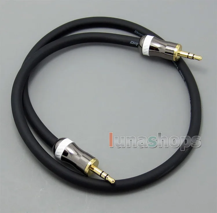 LN004312 3,5 мм Pailiccs мужской Hifi наушник аудио DIY диаметр 6 мм экранированный кабель 18 см