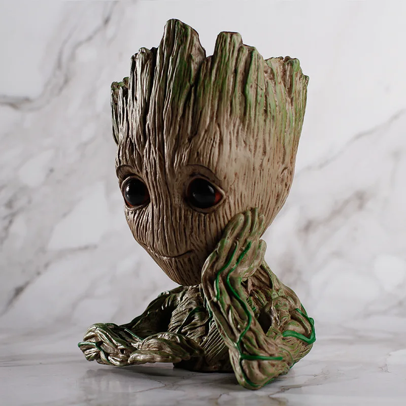 14 см аниме Grootted стражи Галактики фигурки кашпо горшок игрушка Just Mustard best подарки