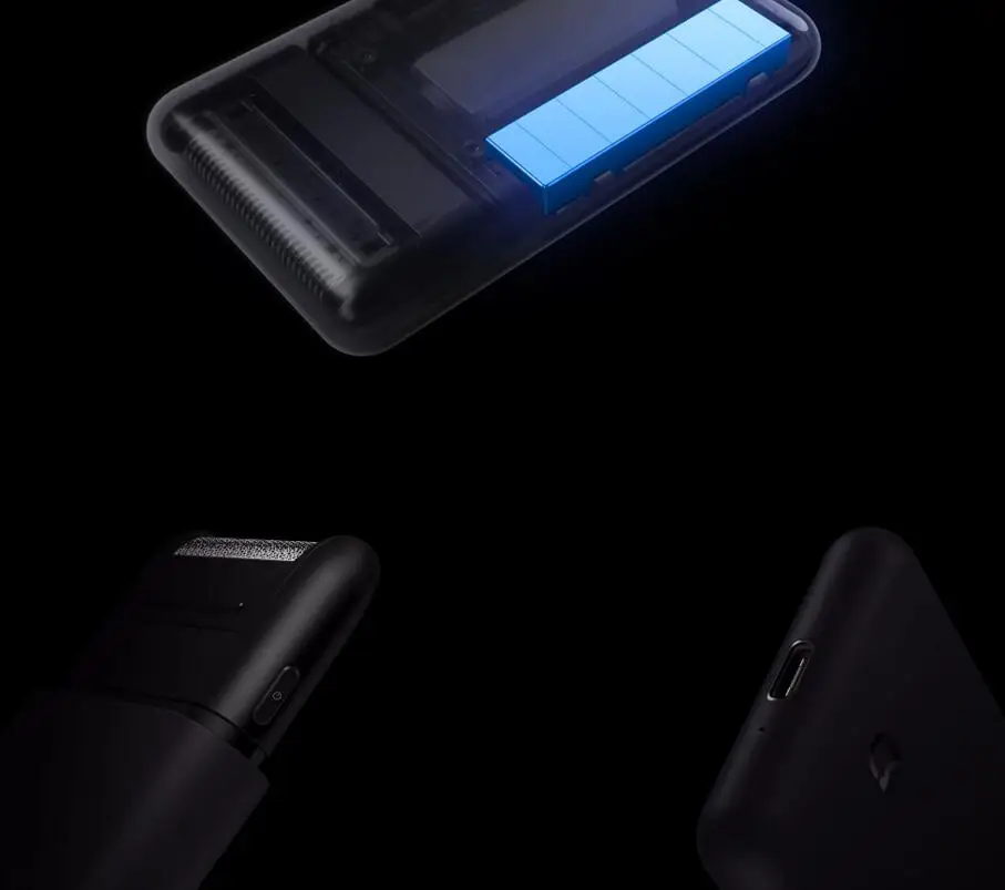 Xiaomi Mijia электрическая бритва металлический корпус usb type-C большая батарея для бритья лица Мини Портативный Sh-aver Япония стальная режущая головка