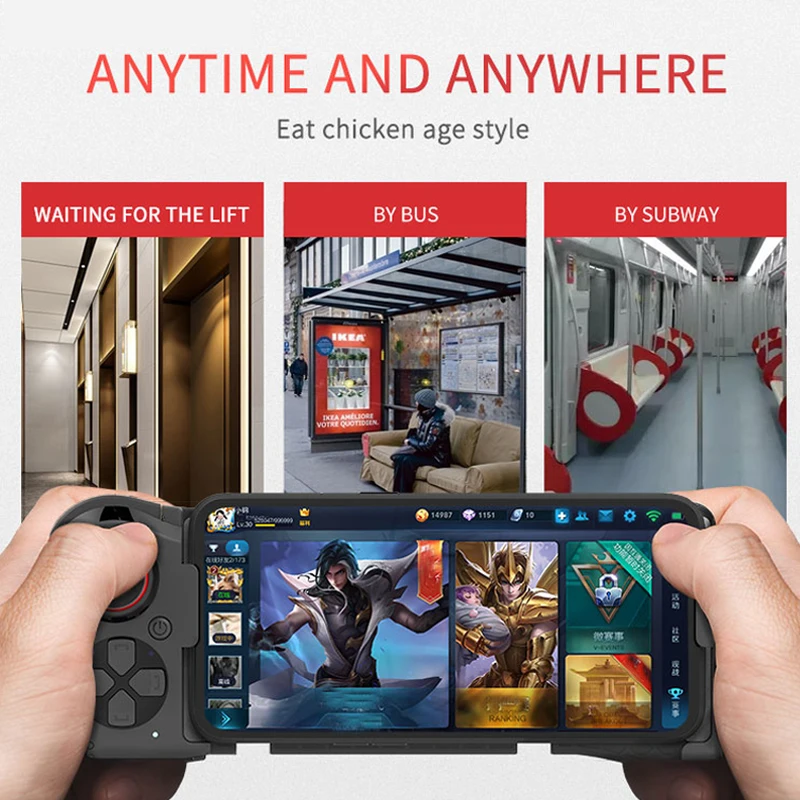 MOCUTE 058 Bluetooth беспроводной пульт дистанционного управления для iPhone PUBG Joypad геймпад