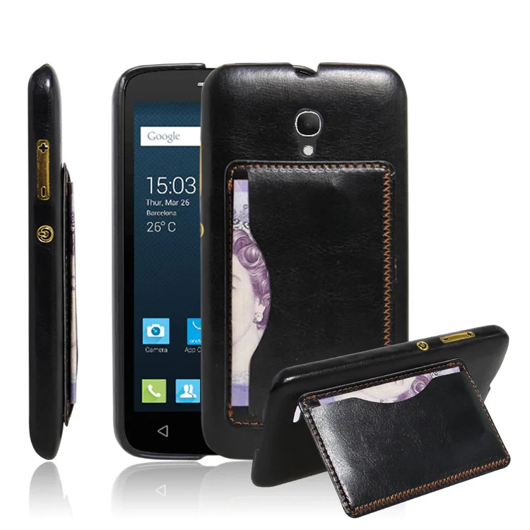 PU Leather Cover Wallet Stand Style Case for Alcatel pop2(5.0)OT7044 Phone Cases with card holder |