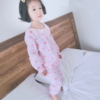 children clothing baby girl pajamas set kids girl pink cute long sleeve topspants suit toddler sleepwear thanksgiving outfits