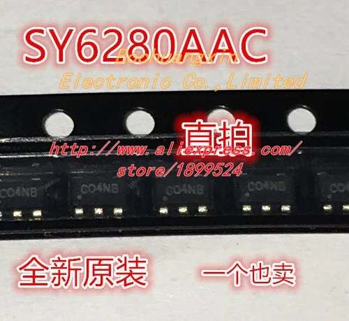 Бесплатная доставка! 100% Новый оригинальный 20 шт. SY6280AAC SY6280 CO *** переключатель