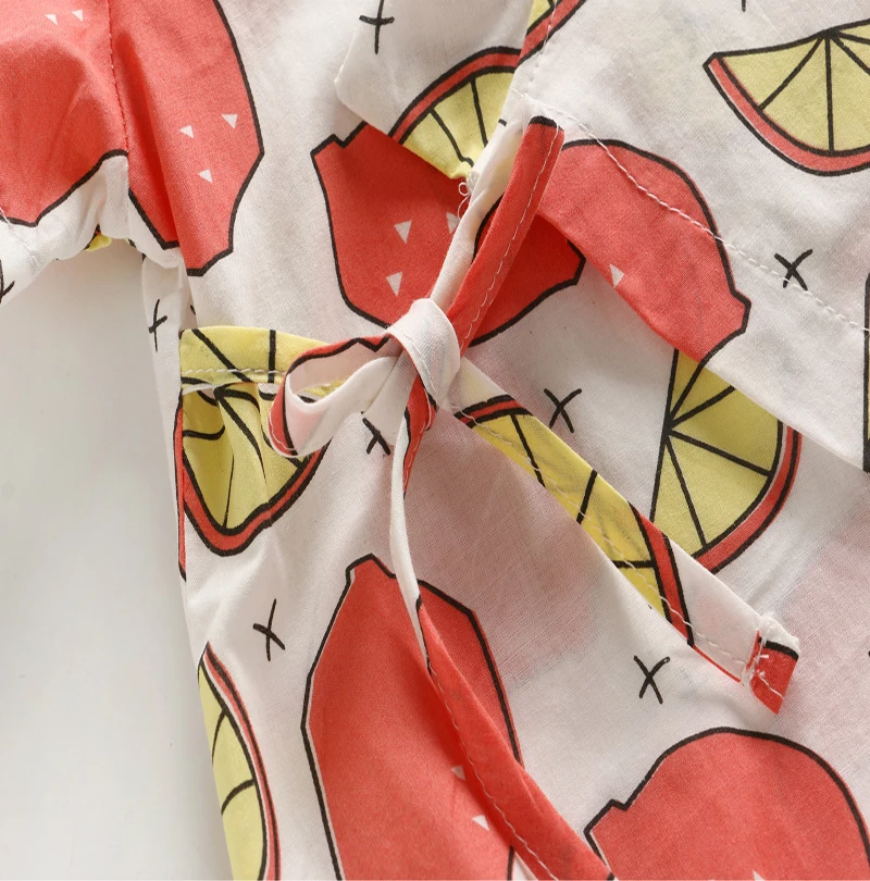 Новые модные милые комплекты одежды для малышей хлопковая рубашка с короткими