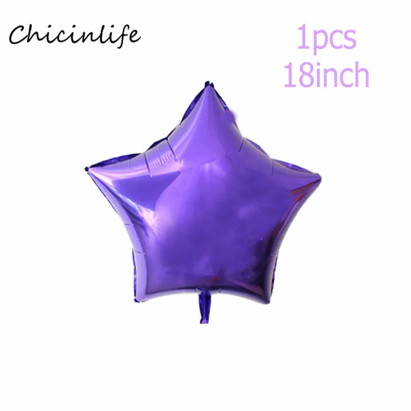 Chicinlife 1 шт. фиолетовая Золотая Луна Звезда ИД Мубарак фольгированные воздушные