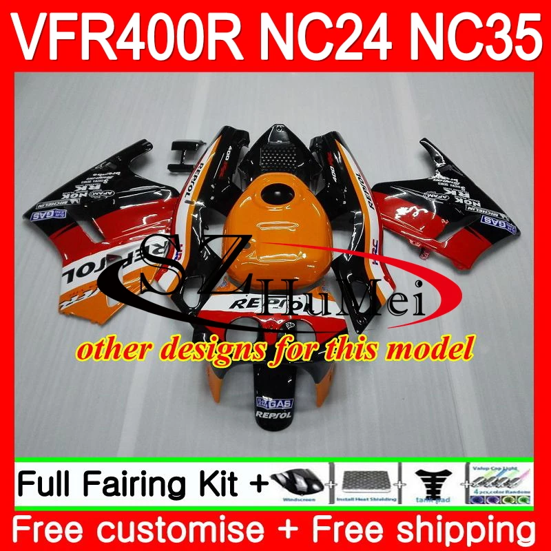 RVF400R для HONDA VFR400 R RR NC24 VFR400R 87 88 94 95 96 125SH.8 NC35 V4 VFR 400R 1987 1988 1994 1995 1996 обтекатель цвет