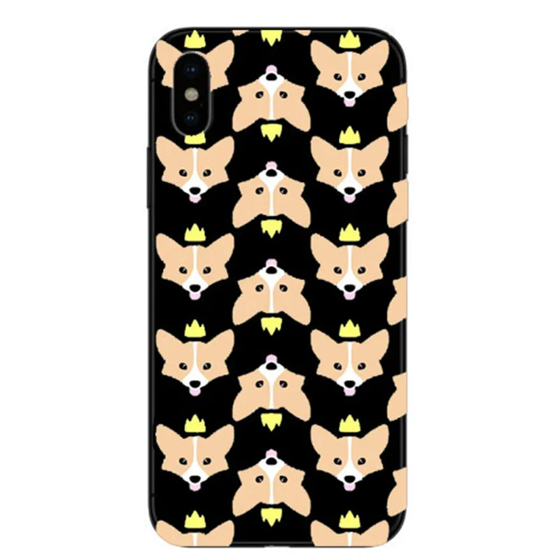 Мягкий чехол из ТПУ Corgi Bumbum bonito Animal Filhote de Cachorro для iPhone 7 8 PLUS X XS 11Pro Max|Бамперы| |