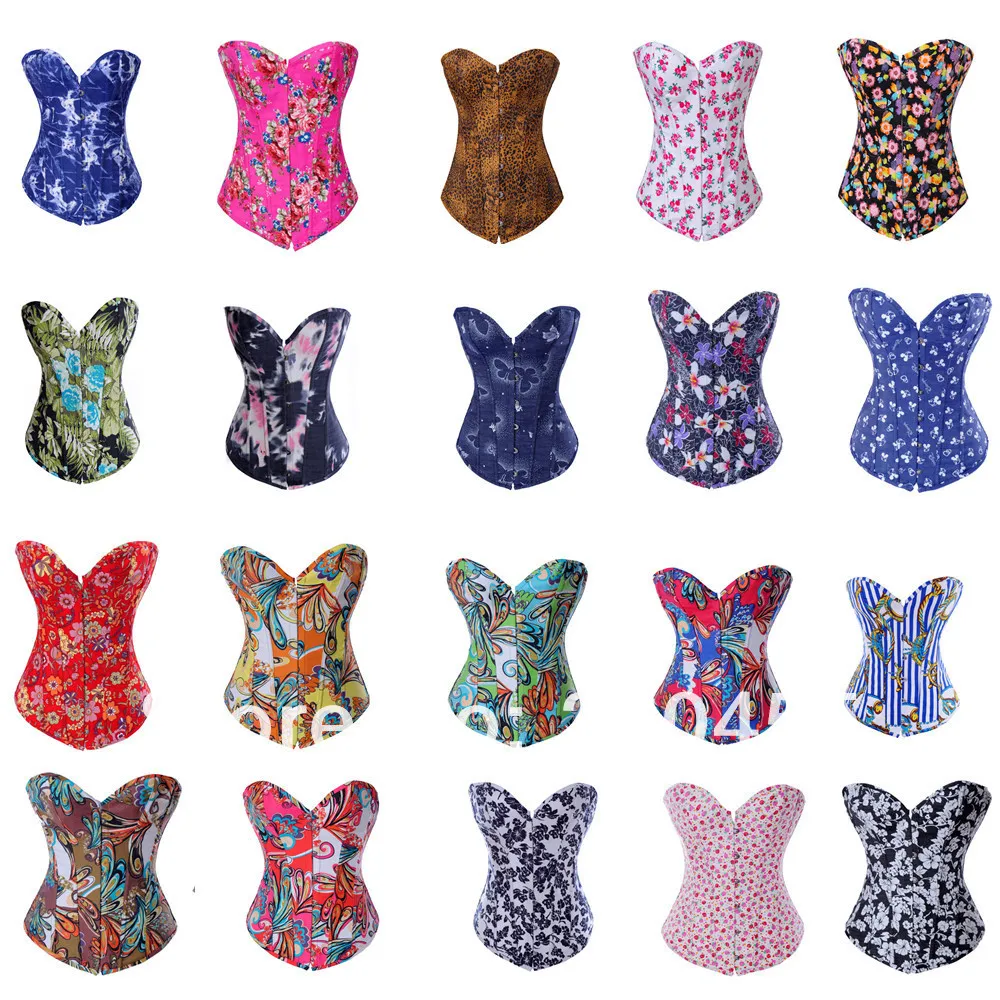 Оптовая продажа Бесплатная доставка Женский/женский модный корсет со шнуровкой