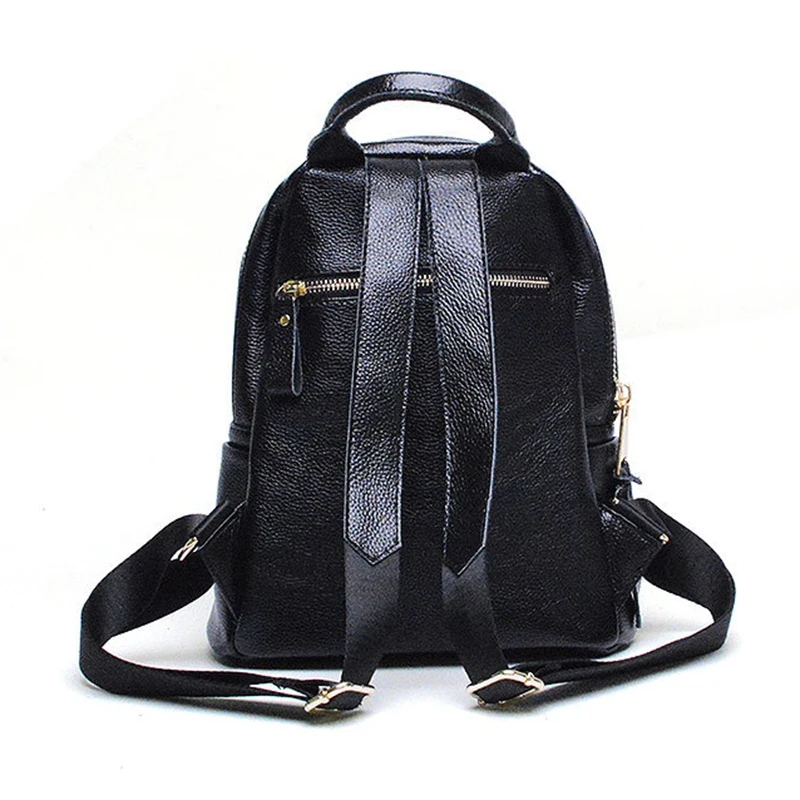 Модный рюкзак из натуральной кожи женские сумки в стиле преппи школьные для
