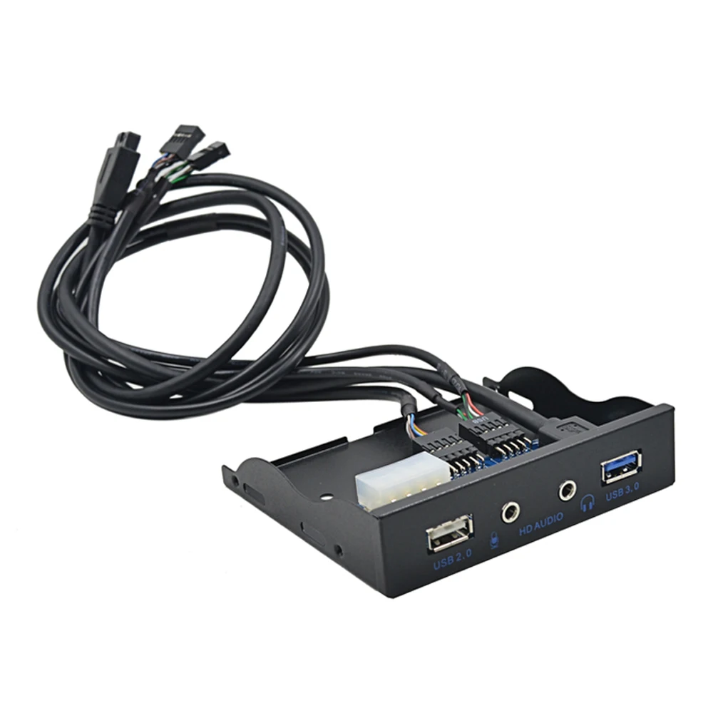 10 шт. 4 Порты USB 2 0 + 3 HD Audio 5 мм разъем для наушников микрофон подключения ед. Панель