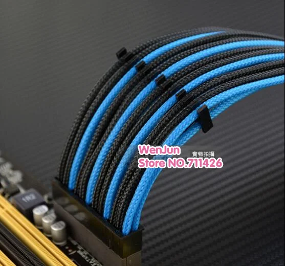 Акриловые гребни для кабеля SATA IDE 4 контакта 6 контактов 8 6p 8p 24 рукавов 18AWG кабелей