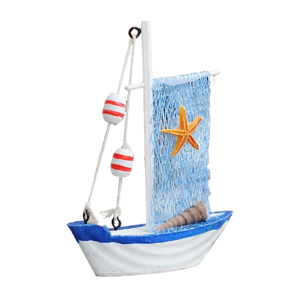 Mediterranean Nautical Tropical Fishing Net Sailing Decor Home Ornament #5 | Figurines &amp Miniatures