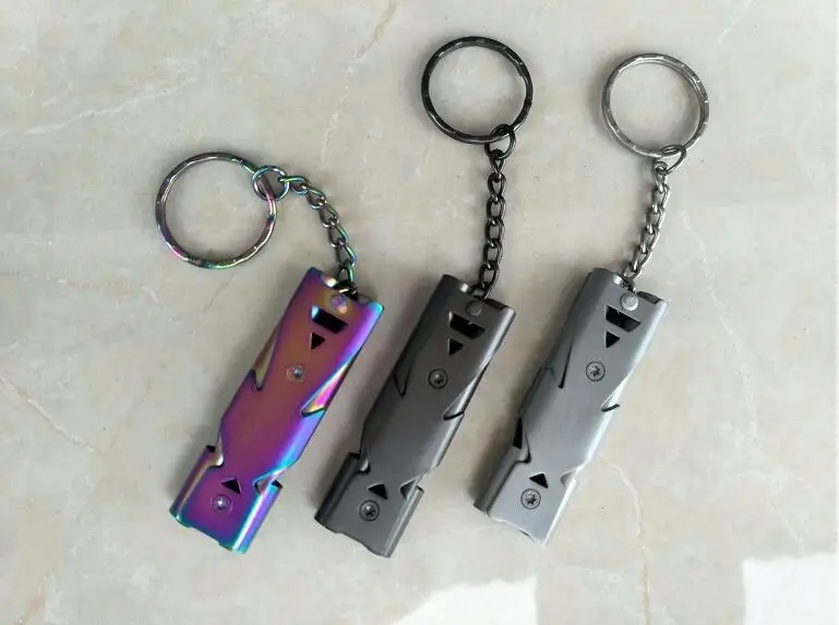 EDC снаряжение экстренное Выживание свисток брелок для пеших прогулок кемпинга