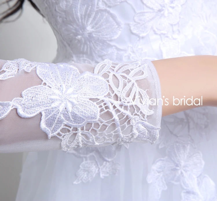Vivian's Bridal элегантное Пышное Бальное Платье недорогие свадебные платья с