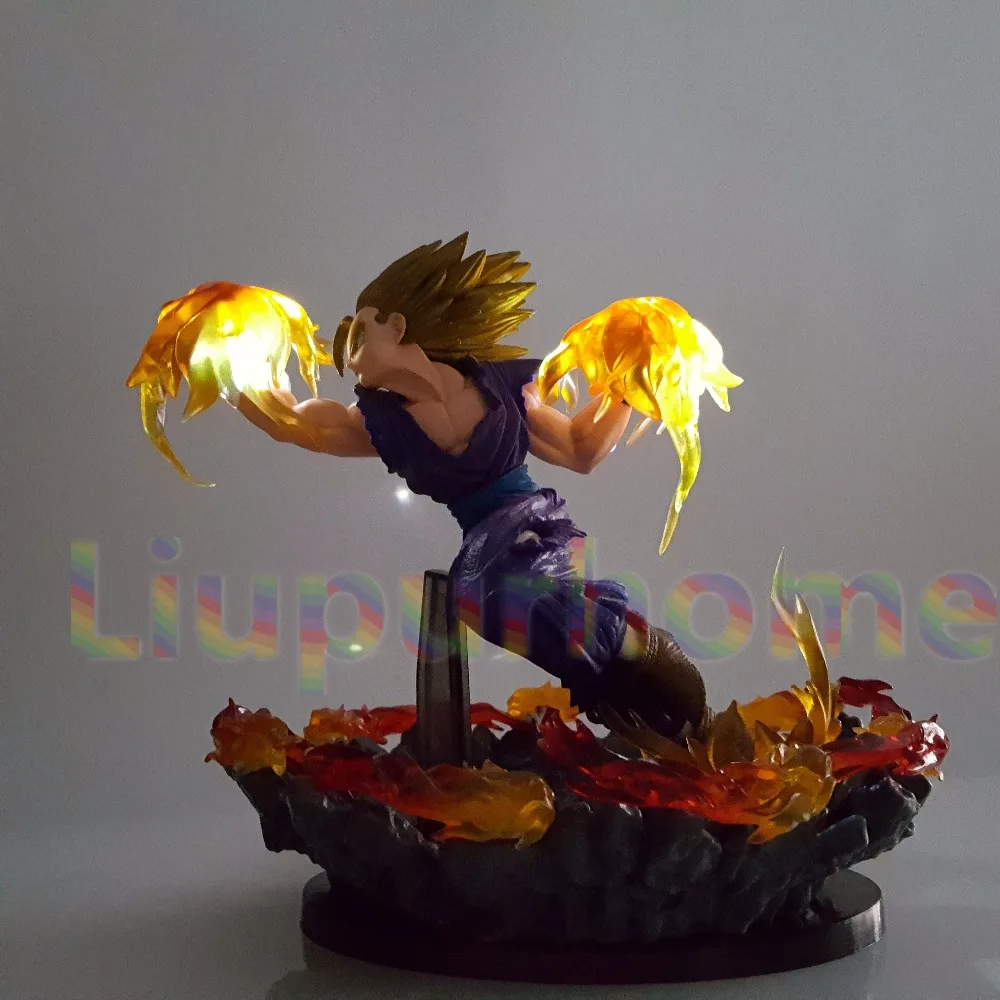 Dragon Ball Z Gohan Супер Saiyan огненный кулак светодиодный светильник Настольная лампа
