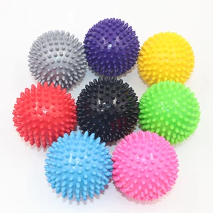 Imported 7.5cm 9cm Massage Ball Durable PVC Spiky Trigger Point Sport Fitness Hand Foot Pain Relief Plantar F