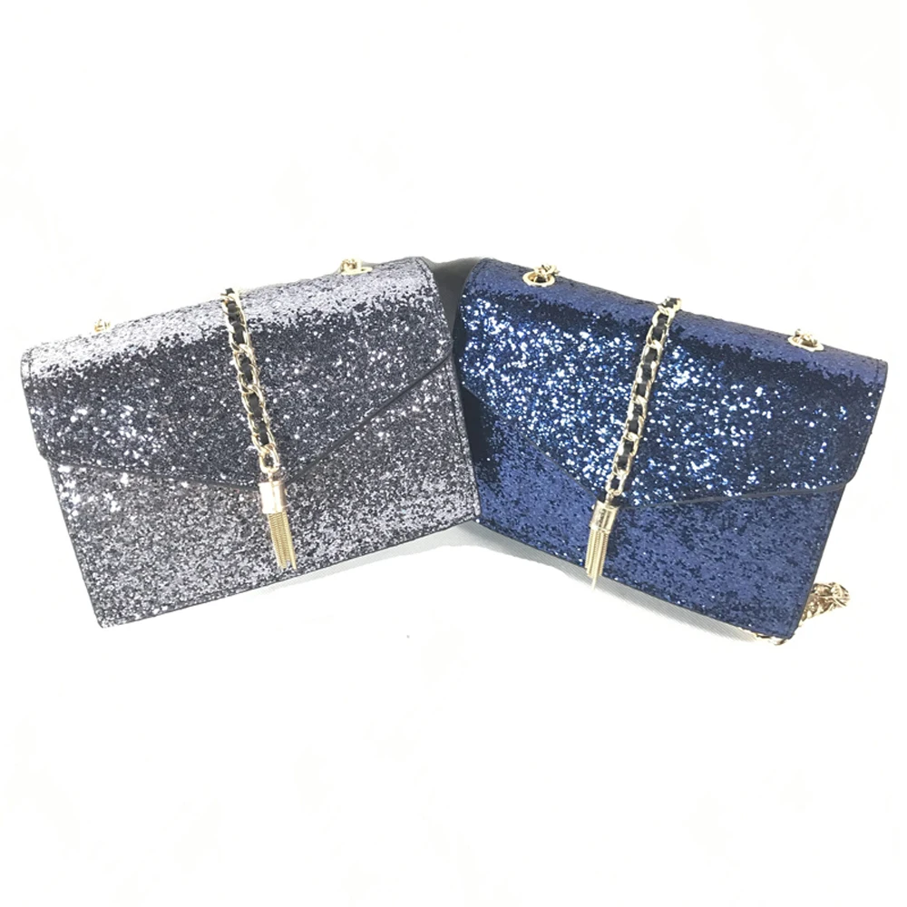 Женская маленькая сумка на плечо блестящие сумочки из искусственной кожи Сумка с