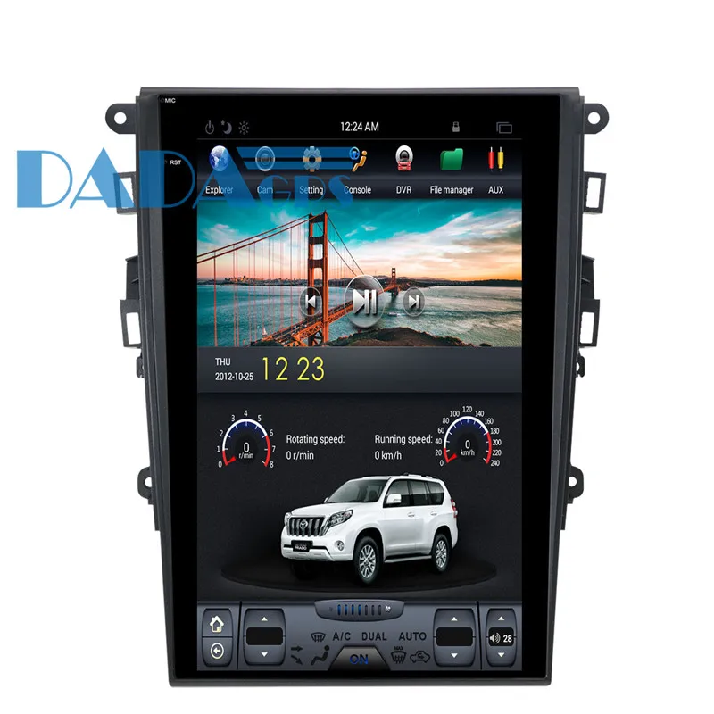Tesla автомобильный DVD gps навигатор для Ford Mondeo Fusion MK5 13,6 дюймов Android радио магнитофон видео мультимедийный блок