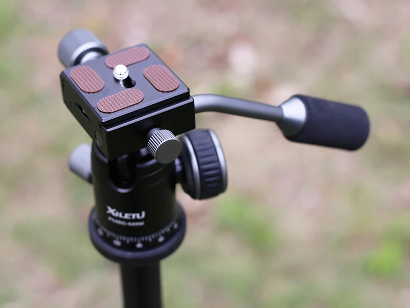 XILETU FM5C-MINI алюминиевый стабильный штатив настольного типа и шаровая Головка для цифровой камеры беззеркальная камера смартфон