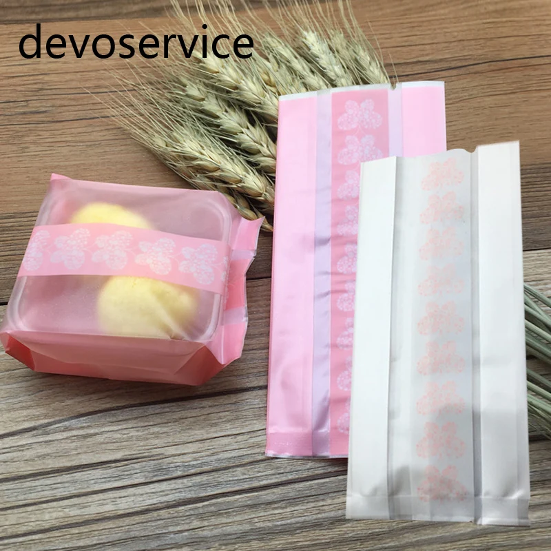 50 шт. Kawaii Butterfly Diy Mooncake Упаковочные пакеты пластиковые для печенья конфет шоколада
