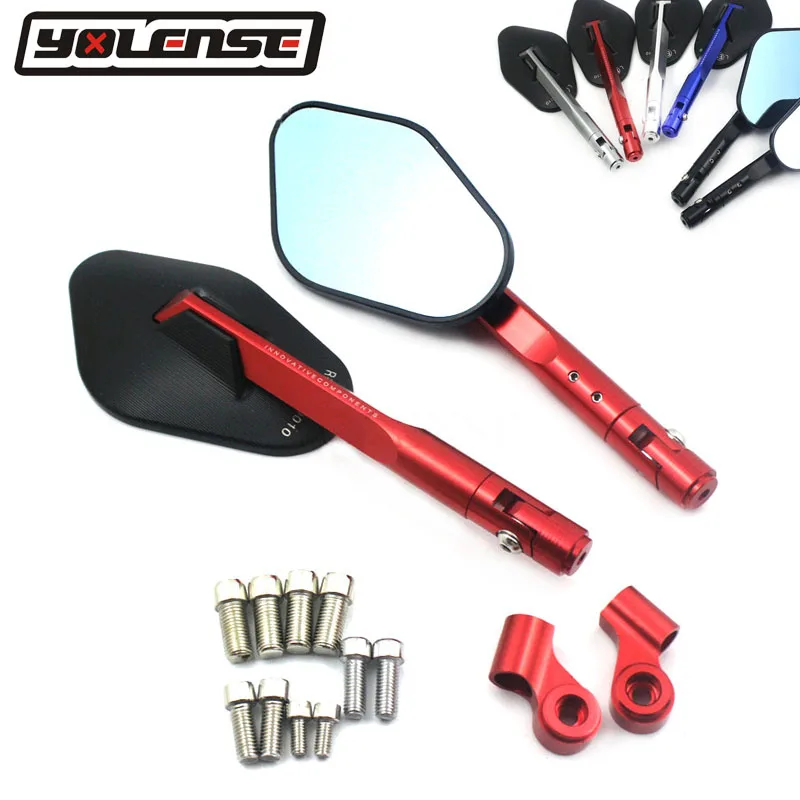 Универсальное боковое зеркало заднего вида для мотоцикла с ЧПУ из алюминиевого