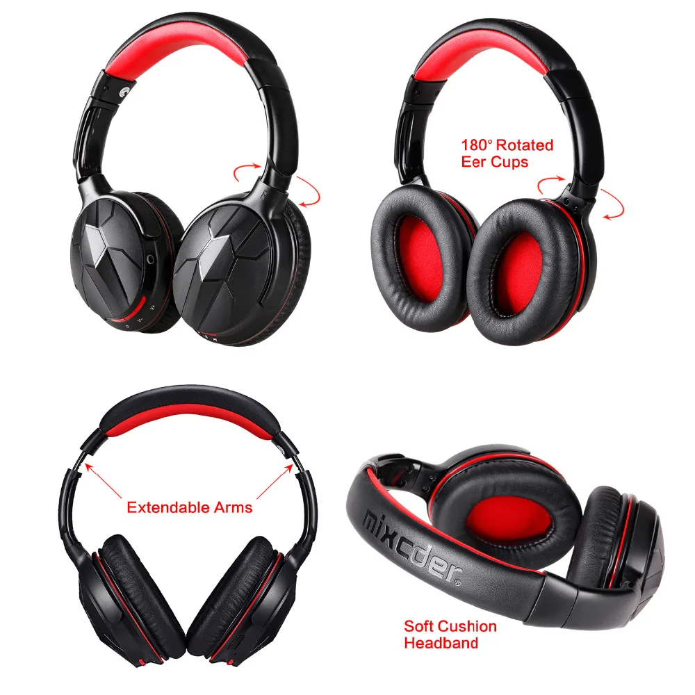 Mixcder HD501 Bluetooth наушники гарнитура с микрофоном беспроводные для мобильного