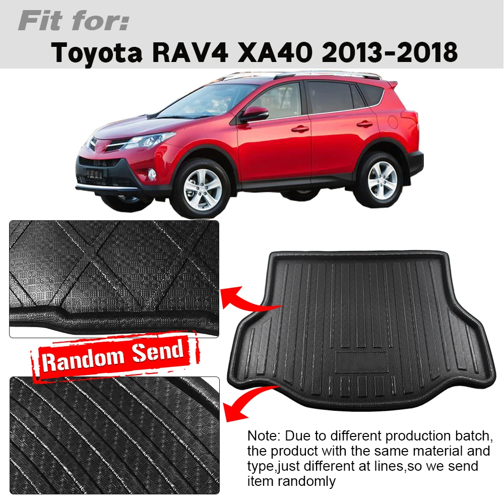 Buildreamen2 для Toyota RAV4 XA40 коврик багажника поднос подкладка груза напольный грязевой